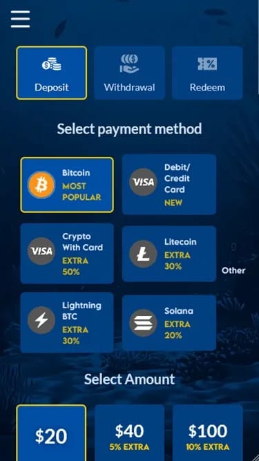 Yabby Casino banca mobile per l'Italia
